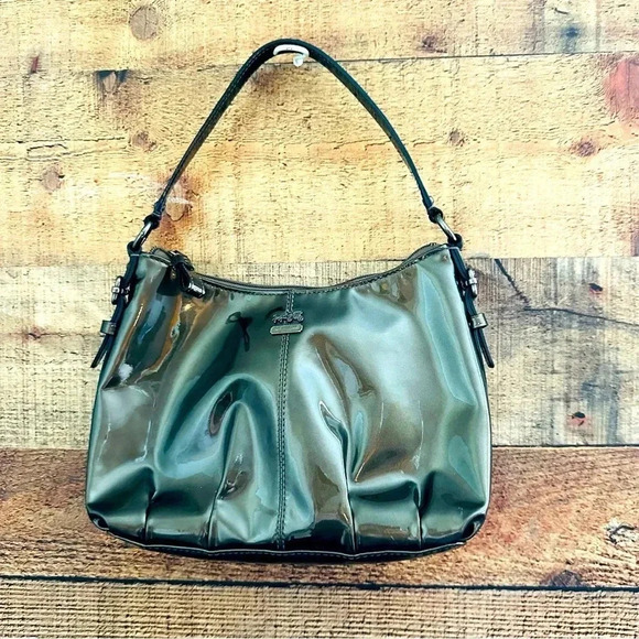 Coach Madison Patent Leather Shoulder/Satchel Bag - Picture 1 of 9